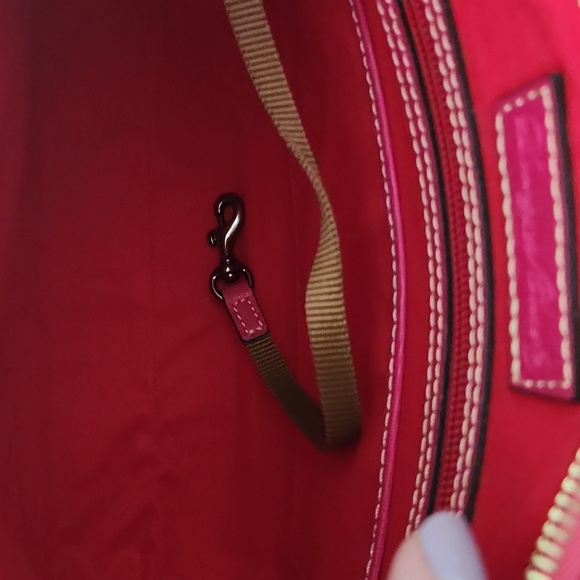 Dooney & Bourke Fuchsia Crossbody Bag FUSHIA Pink in Color - Picture 3 of 5